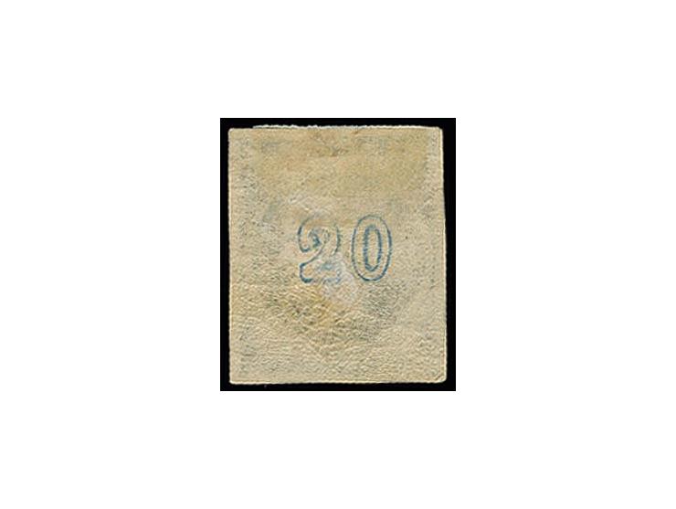 20 l. prussian-blue, deep colour and good margins, unused with large part o.g., fine (Hellas 51e)