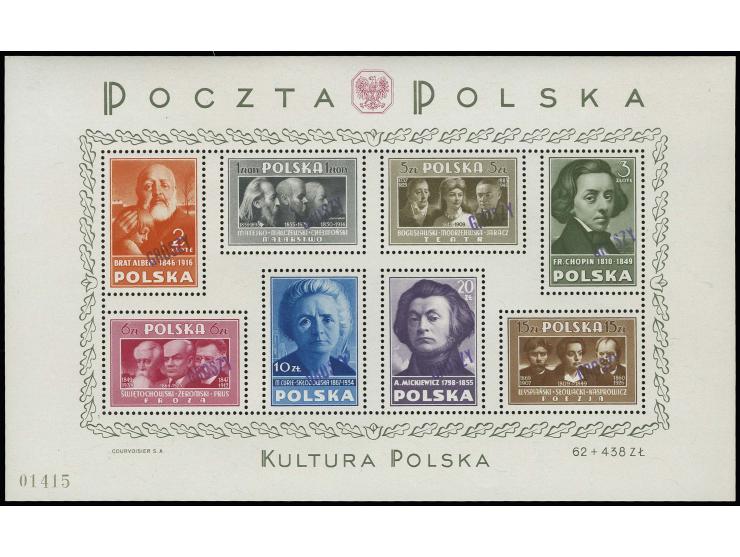 ditto, with handstamp "GROSZY" in type 3, mint never hinged, fine, sign. Krawczyk with certificate