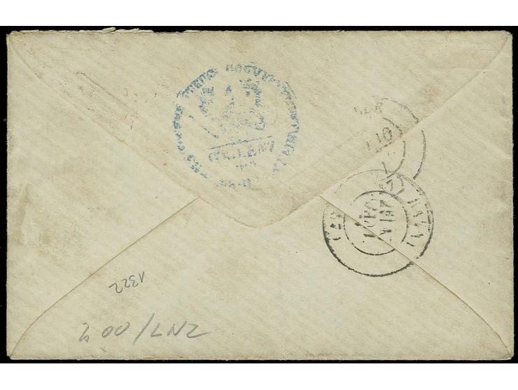 FRANKREICH: 1869, ½ Groschen orange und 2 Groschen blau mit DKr. "COBLENZ 14 1" auf kleinem Kriegsgefangenen-Brief über Belgi
