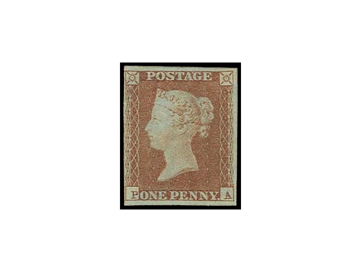 1841, 1 d. red-brown, plate 97, PA with misplaced P, unused, large part o.g., very fresh and fine, certificate Louis BPP