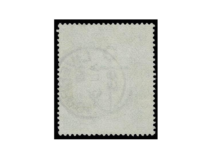 1883, wm 'Anchor': 10 s. grey-green, perfectly centered and perforated, cancelled by clear "LIVERPOOL AU 9 83", minor creasin