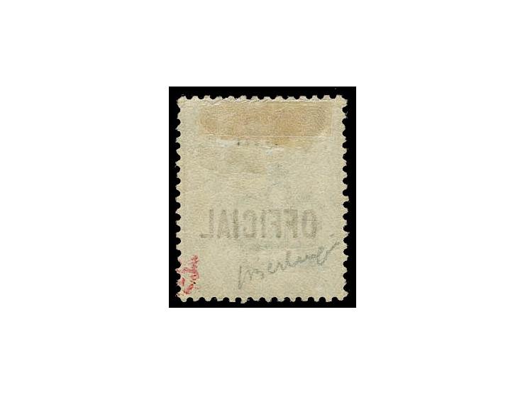 1 s. green, unused, very fine, certificate RPS (2012)