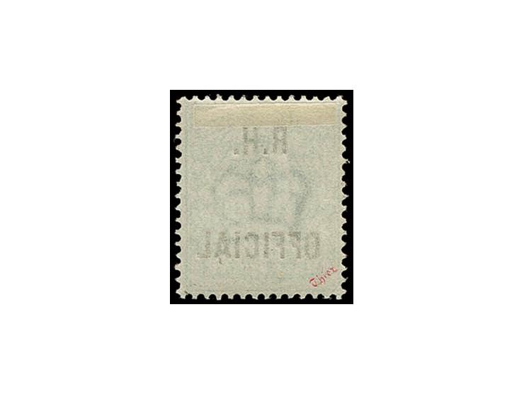 R.H. OFFICIAL: 1902, ½ d. green, unused, very fine, certificate RPS (2012)