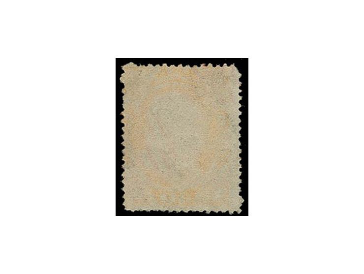 30 c. yellow-brown, used with red grid cancel, fine