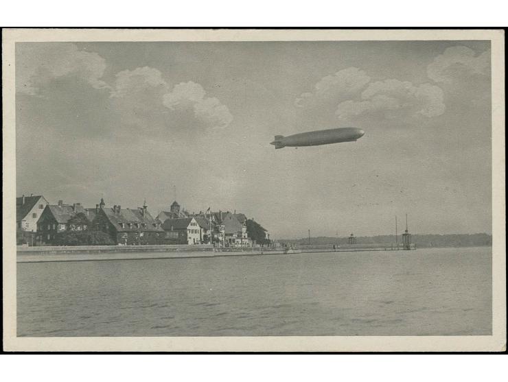 Polarfahrt, Fotokarte bis Leningrad, alle Stempel vorderseitig, Kabinett