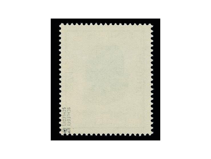 40 Pfg. mit halbkreisförmig fehlendem Namenzug über der Wertziffer, postfrisch, tadellos, sign. Schlegel BPP mit Fotoattest