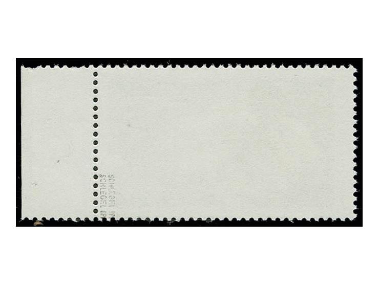 1980, Feuerbach 50 Pfg., rechtes Randstück mit fehlendem Werteindruck, postfrisch, sign. Schlegel BPP mit Fotoattest