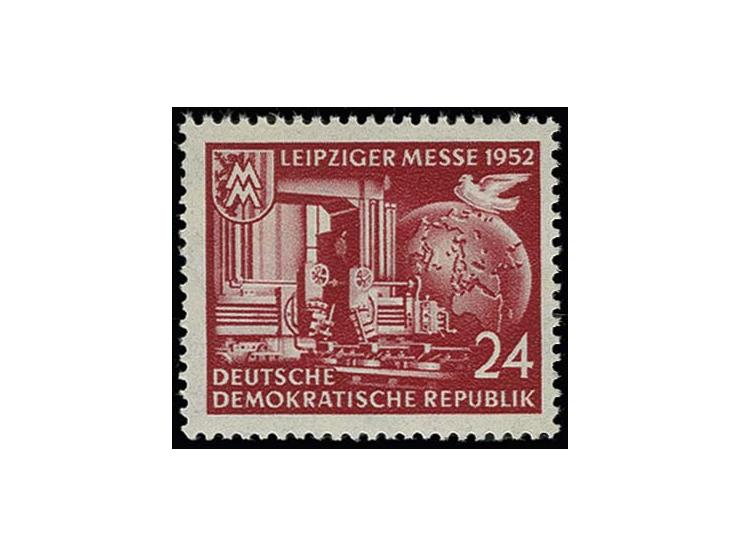 Leipziger Herbstmesse 24 Pfg. mit Wz. 2X I, postfrisch, sehr selten, Fotoattest Mayer BPP (Mi. 3000,-)
