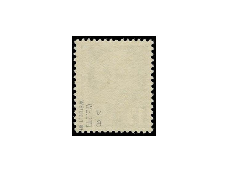 12 Pfg. dunkelviolettultramarin auf gestrichenem Papier mit Wz. YI, postfrisch, eine sehr seltene Marke, sign. Weigelt BPP un