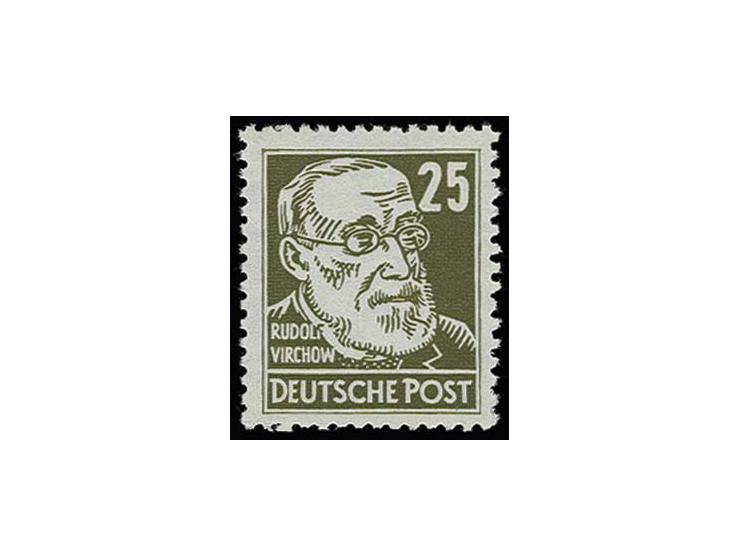 25 Pfg. auf gestrichenem Papier mit Wz. 2X II, postfrisch, sign. Paul BPP (Mi. 1000,-)