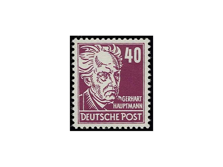 40 Pfg. dunkelrotlila auf gestrichenem Papier mit Wz. 2Y I, postrisch, selten, sign. Dr. Wittmann sowie Fotoattest Paul BPP (