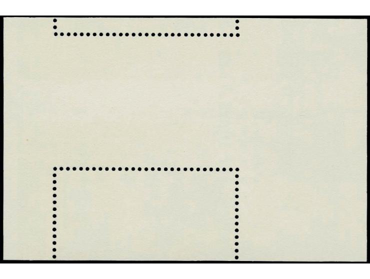 1972, Meteor-Block total verschnitten, postfrisch, Fotobefund Mayer BPP
