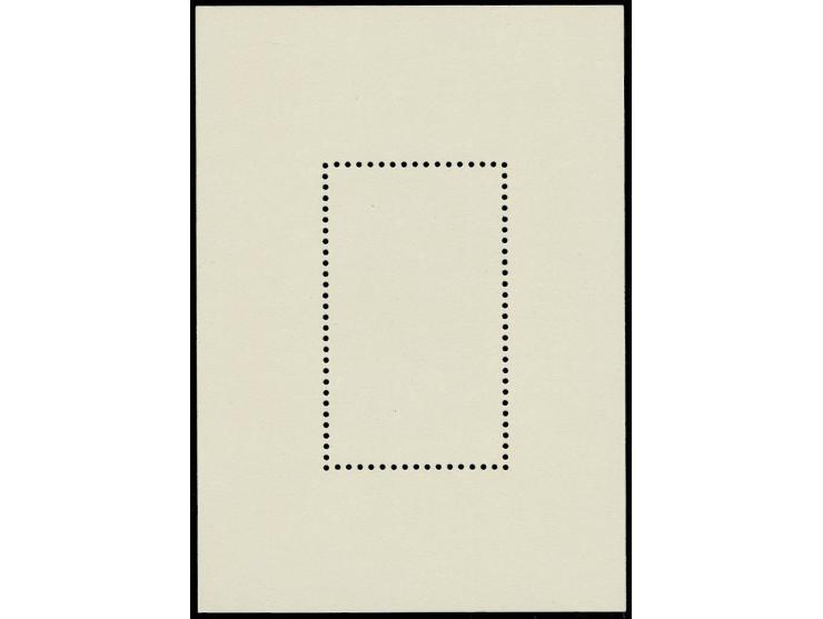 Heine-Block um 4 mm verschnitten, entsprechend ist die Zähnung auch um 4 mm versetzt und verläuft durch das Markenbild, postf