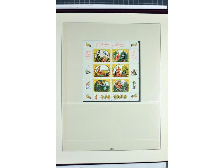 1949/90, überkomplette postfrische Sammlung meist aus der linken oberen Bogenecke, zusätzlich mit einigen bessern Farben und 
