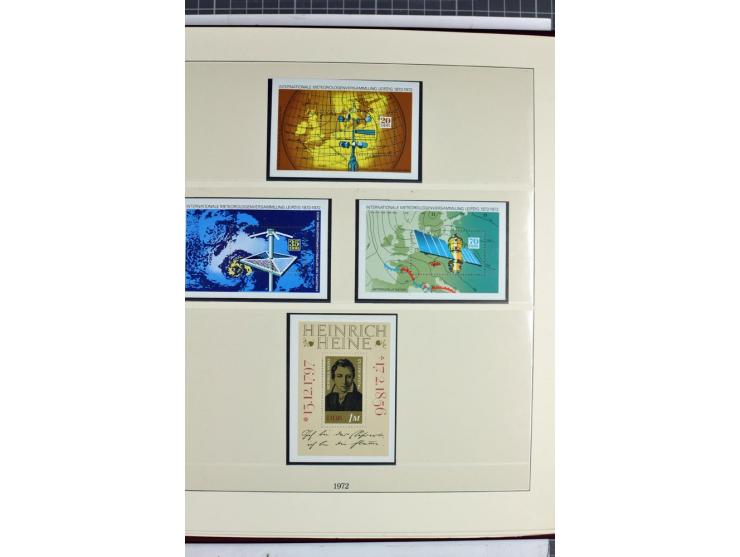 1949/90, überkomplette postfrische Sammlung meist aus der linken oberen Bogenecke, zusätzlich mit einigen bessern Farben und 