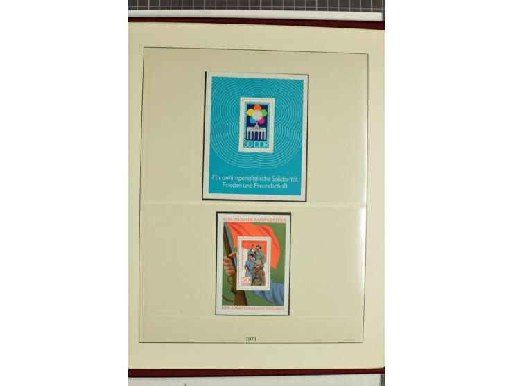 1949/90, überkomplette postfrische Sammlung meist aus der linken oberen Bogenecke, zusätzlich mit einigen bessern Farben und 