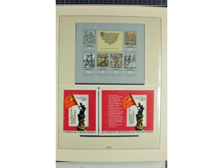 1949/90, überkomplette postfrische Sammlung meist aus der linken oberen Bogenecke, zusätzlich mit einigen bessern Farben und 