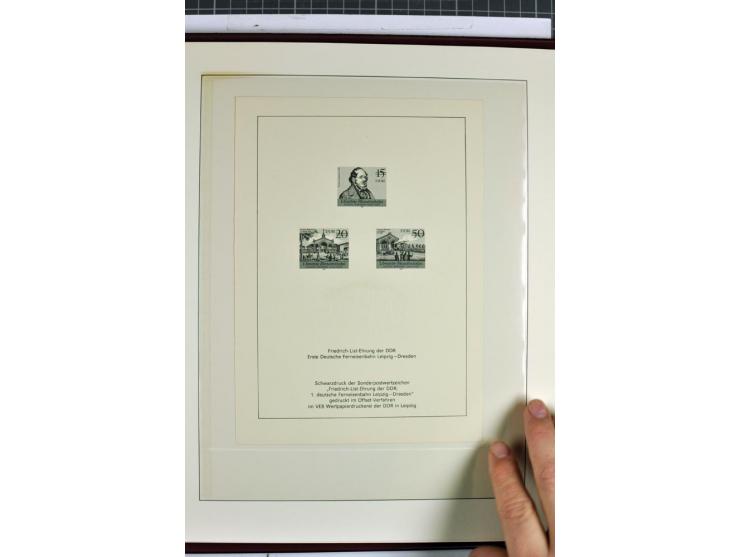 1949/90, überkomplette postfrische Sammlung meist aus der linken oberen Bogenecke, zusätzlich mit einigen bessern Farben und 