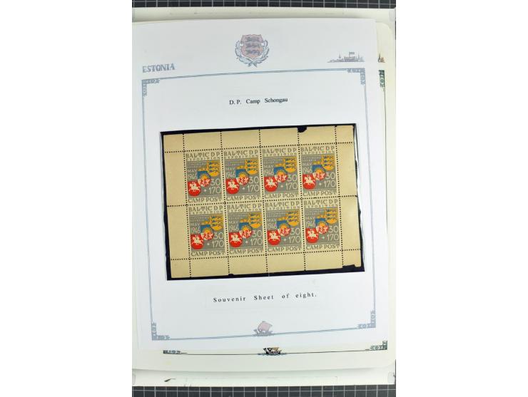 DISPLACED PERSONS: 1945/49, hochinteressante Sammlung, dabei verschiedene Lager wie Augsburg-Hochfeld, Geislingen (Steige), H