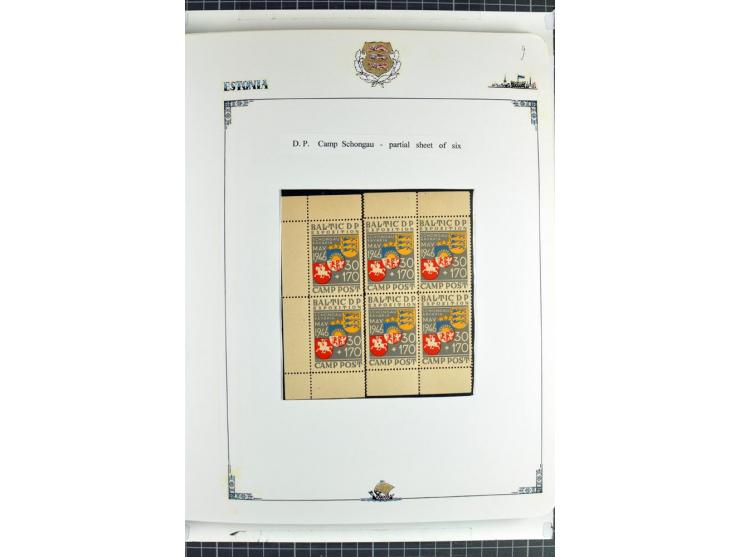 DISPLACED PERSONS: 1945/49, hochinteressante Sammlung, dabei verschiedene Lager wie Augsburg-Hochfeld, Geislingen (Steige), H