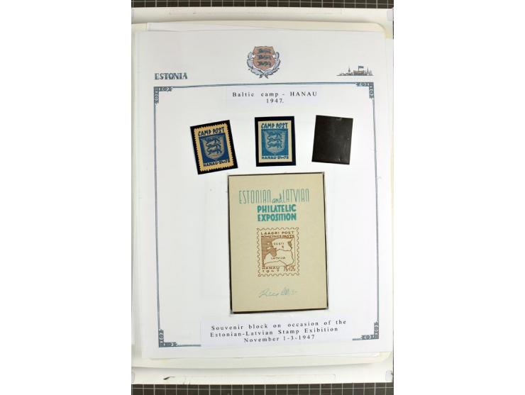 DISPLACED PERSONS: 1945/49, hochinteressante Sammlung, dabei verschiedene Lager wie Augsburg-Hochfeld, Geislingen (Steige), H
