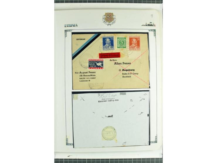DISPLACED PERSONS: 1945/49, hochinteressante Sammlung, dabei verschiedene Lager wie Augsburg-Hochfeld, Geislingen (Steige), H