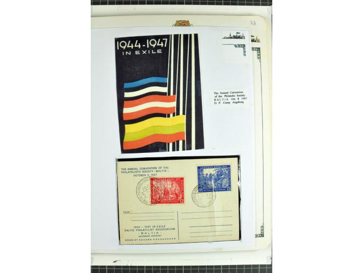 DISPLACED PERSONS: 1945/49, hochinteressante Sammlung, dabei verschiedene Lager wie Augsburg-Hochfeld, Geislingen (Steige), H