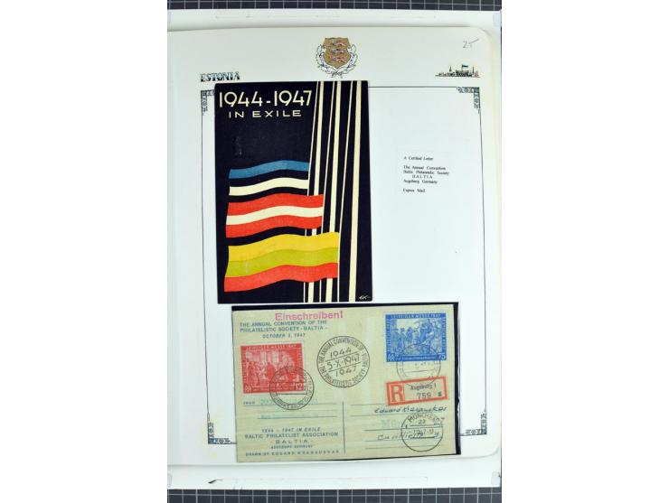 DISPLACED PERSONS: 1945/49, hochinteressante Sammlung, dabei verschiedene Lager wie Augsburg-Hochfeld, Geislingen (Steige), H