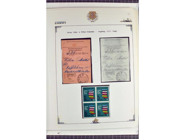 DISPLACED PERSONS: 1945/49, hochinteressante Sammlung, dabei verschiedene Lager wie Augsburg-Hochfeld, Geislingen (Steige), H