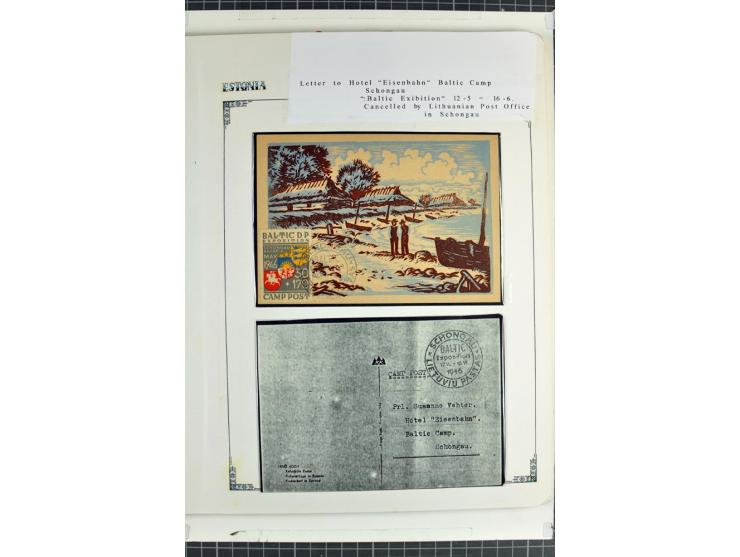 DISPLACED PERSONS: 1945/49, hochinteressante Sammlung, dabei verschiedene Lager wie Augsburg-Hochfeld, Geislingen (Steige), H