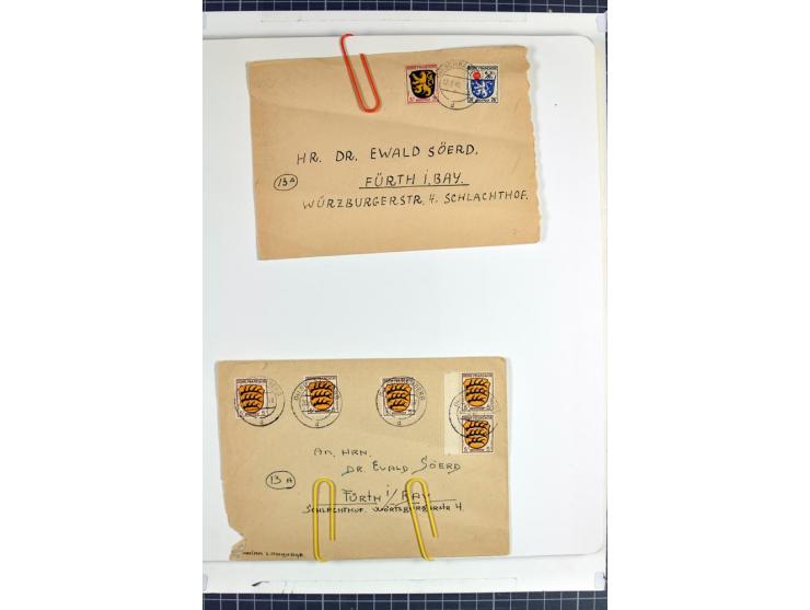 DISPLACED PERSONS: 1945/49, hochinteressante Sammlung, dabei verschiedene Lager wie Augsburg-Hochfeld, Geislingen (Steige), H