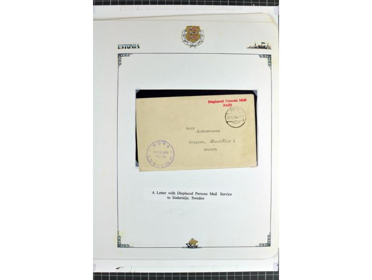 DISPLACED PERSONS: 1945/49, hochinteressante Sammlung, dabei verschiedene Lager wie Augsburg-Hochfeld, Geislingen (Steige), H