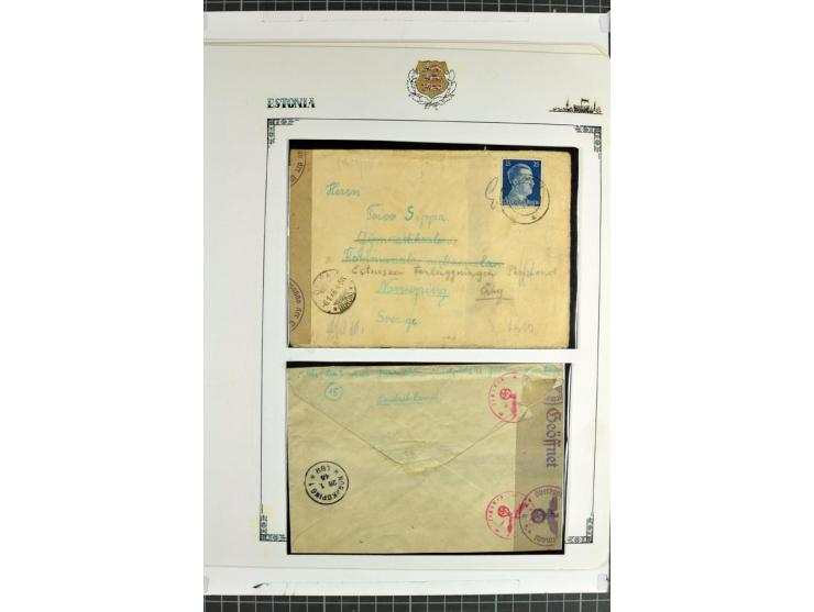 DISPLACED PERSONS: 1945/49, hochinteressante Sammlung, dabei verschiedene Lager wie Augsburg-Hochfeld, Geislingen (Steige), H