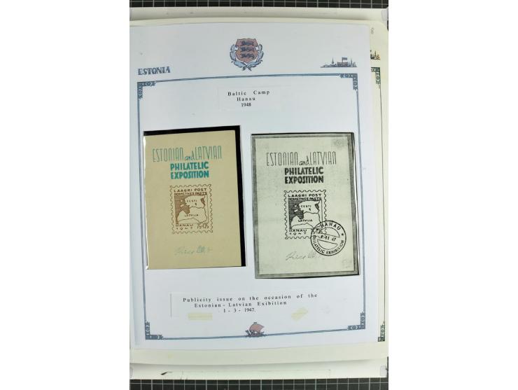 DISPLACED PERSONS: 1945/49, hochinteressante Sammlung, dabei verschiedene Lager wie Augsburg-Hochfeld, Geislingen (Steige), H