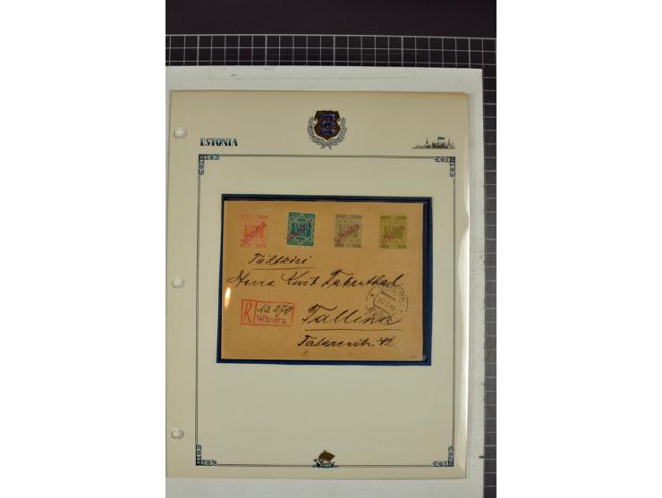  1853/1940, umfangreiche und sehr interessante Sammlung von über 200 Briefe und Karten, dabei u.a. vorphilatelitische Briefe,