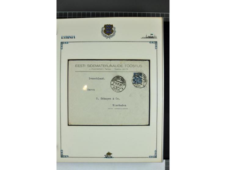  1853/1940, umfangreiche und sehr interessante Sammlung von über 200 Briefe und Karten, dabei u.a. vorphilatelitische Briefe,