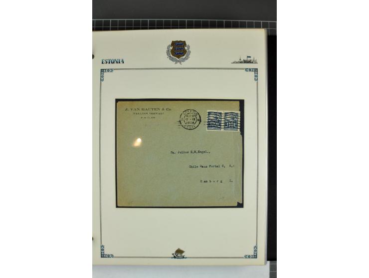  1853/1940, umfangreiche und sehr interessante Sammlung von über 200 Briefe und Karten, dabei u.a. vorphilatelitische Briefe,