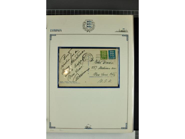  1853/1940, umfangreiche und sehr interessante Sammlung von über 200 Briefe und Karten, dabei u.a. vorphilatelitische Briefe,