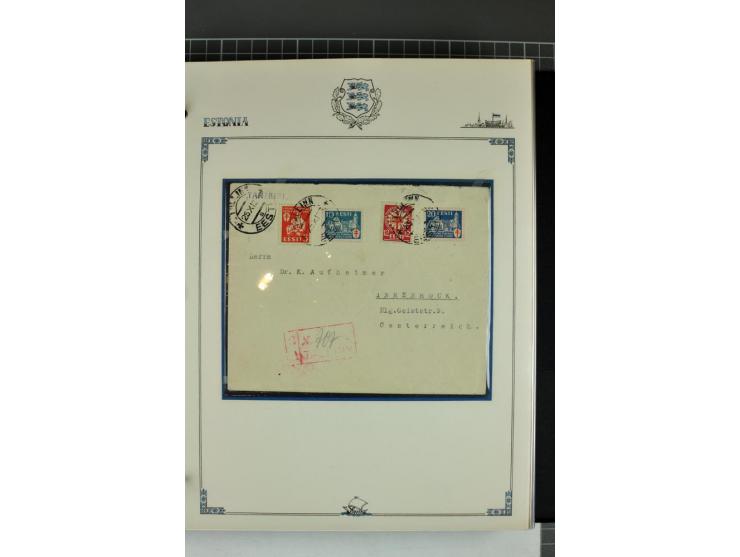  1853/1940, umfangreiche und sehr interessante Sammlung von über 200 Briefe und Karten, dabei u.a. vorphilatelitische Briefe,