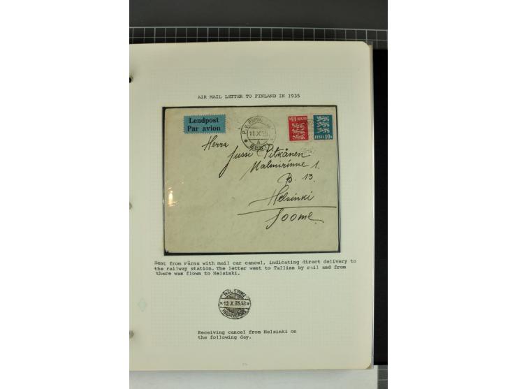  1853/1940, umfangreiche und sehr interessante Sammlung von über 200 Briefe und Karten, dabei u.a. vorphilatelitische Briefe,