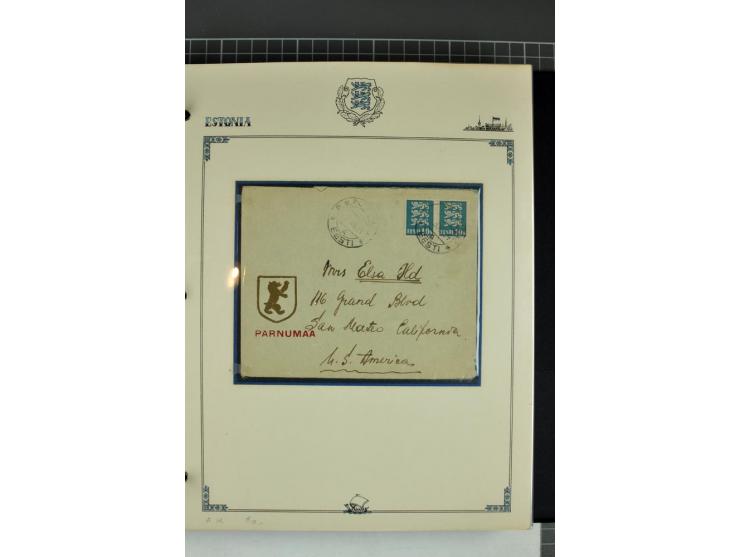  1853/1940, umfangreiche und sehr interessante Sammlung von über 200 Briefe und Karten, dabei u.a. vorphilatelitische Briefe,