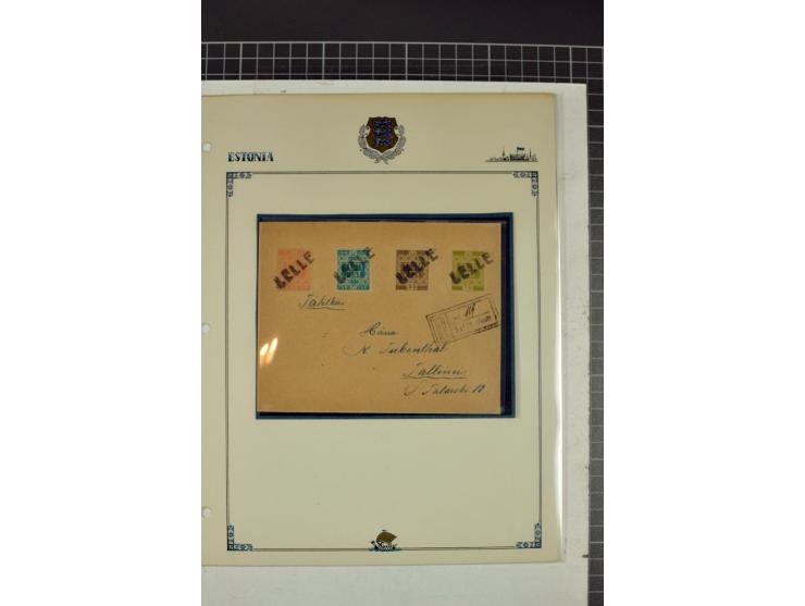  1853/1940, umfangreiche und sehr interessante Sammlung von über 200 Briefe und Karten, dabei u.a. vorphilatelitische Briefe,