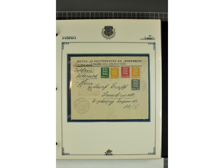 1853/1940, umfangreiche und sehr interessante Sammlung von über 200 Briefe und Karten, dabei u.a. vorphilatelitische Briefe,
