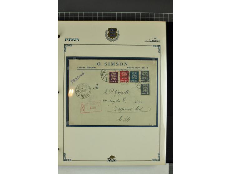  1853/1940, umfangreiche und sehr interessante Sammlung von über 200 Briefe und Karten, dabei u.a. vorphilatelitische Briefe,
