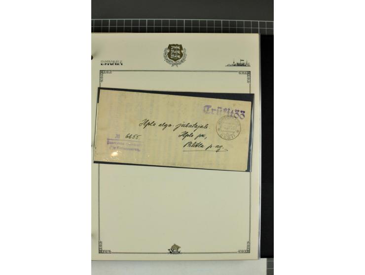  1853/1940, umfangreiche und sehr interessante Sammlung von über 200 Briefe und Karten, dabei u.a. vorphilatelitische Briefe,