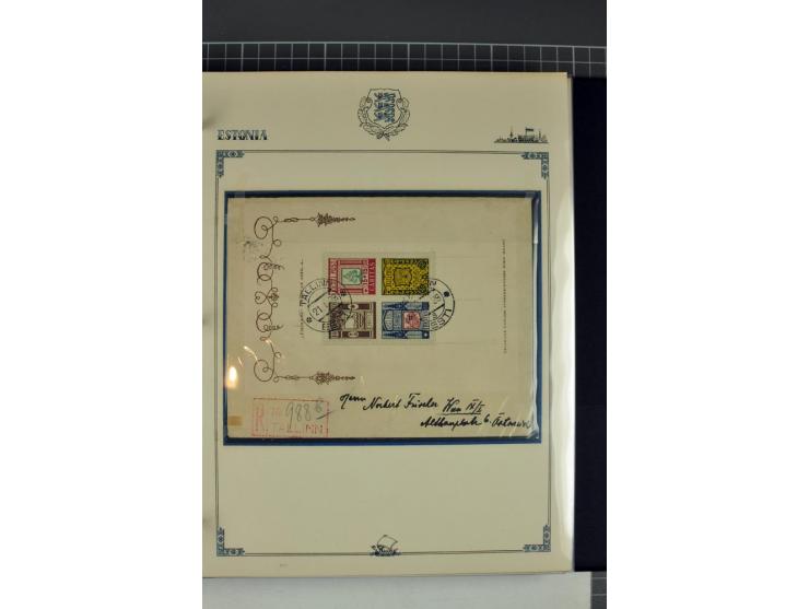  1853/1940, umfangreiche und sehr interessante Sammlung von über 200 Briefe und Karten, dabei u.a. vorphilatelitische Briefe,