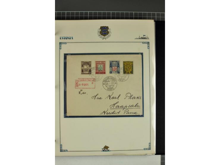  1853/1940, umfangreiche und sehr interessante Sammlung von über 200 Briefe und Karten, dabei u.a. vorphilatelitische Briefe,