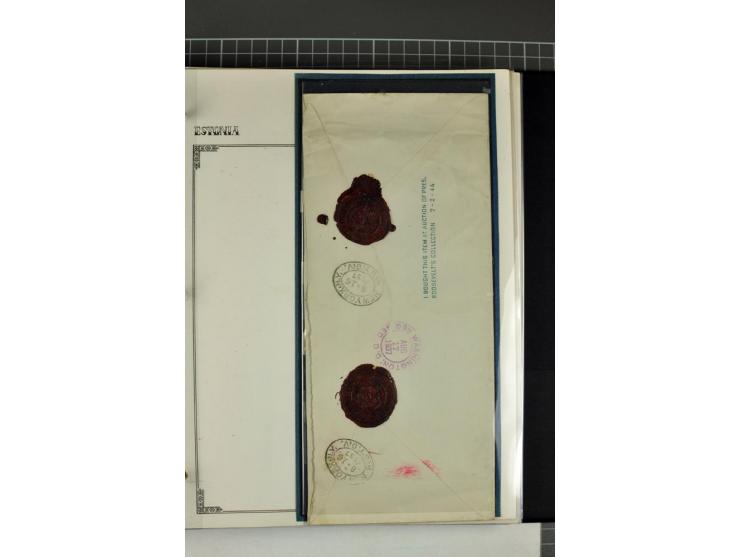  1853/1940, umfangreiche und sehr interessante Sammlung von über 200 Briefe und Karten, dabei u.a. vorphilatelitische Briefe,