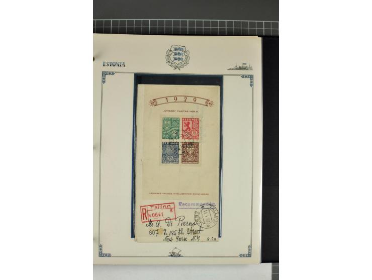  1853/1940, umfangreiche und sehr interessante Sammlung von über 200 Briefe und Karten, dabei u.a. vorphilatelitische Briefe,