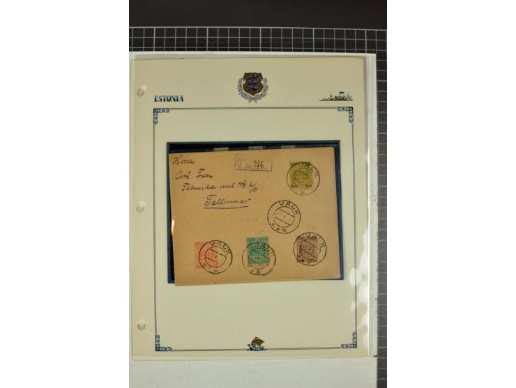  1853/1940, umfangreiche und sehr interessante Sammlung von über 200 Briefe und Karten, dabei u.a. vorphilatelitische Briefe,